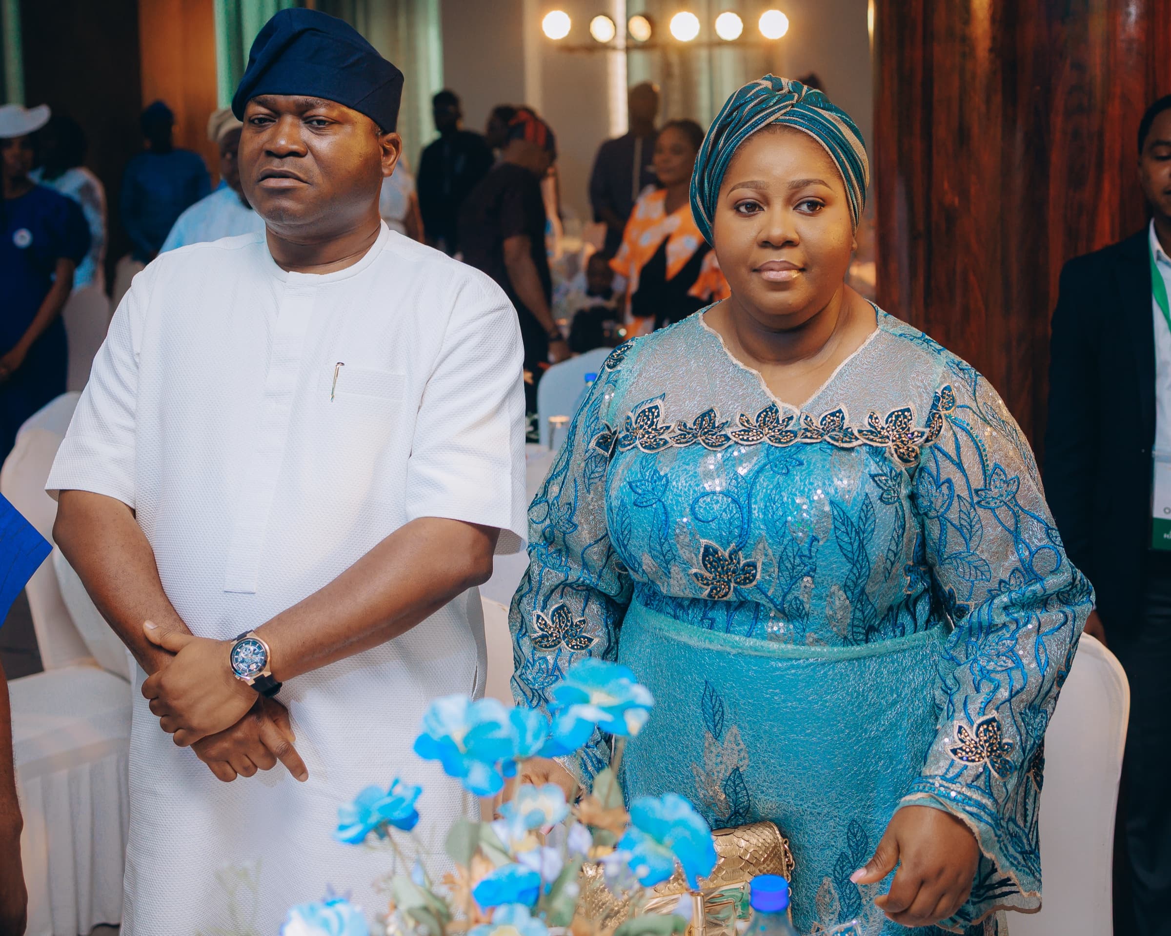 Dr. Ayo Ogunsan and his wife, Dr. (Mrs) Ajoke Ogunsan, at AKEM Foundation 4.0